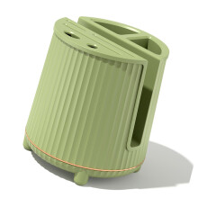 Multifunctional Rotating Knife Holder Kitchen Chopping Board Knife Storage Rack Large Capacity Drain Chopstick Knife Shelf Single Layer Avo