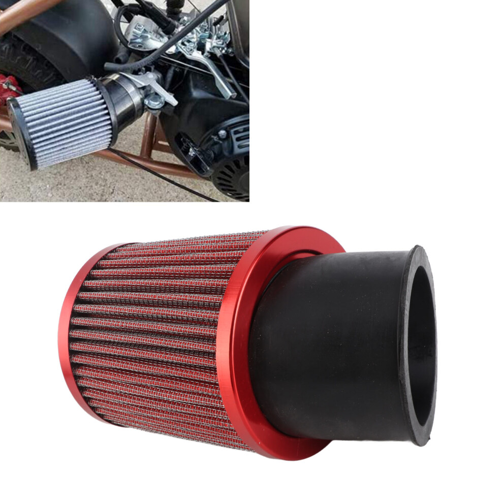 62Mm Air Filter Aluminum Alloy Air Cleaner For Ct200u Bt200x Ct100u Mb165 Mini Bike Go Kart Red 9471318154241