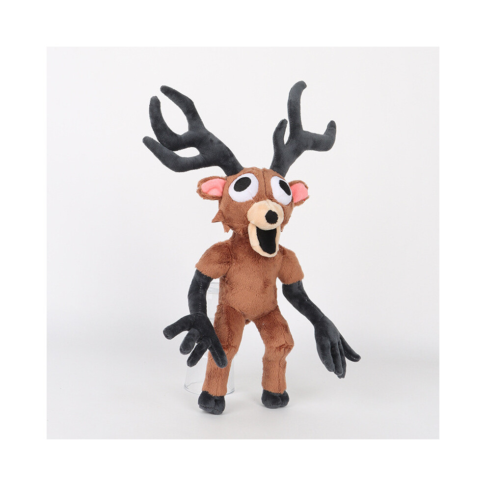 Nights In 99 The Forest Deer Plush Toy With Embroidery Design For Daily Kid Gift