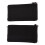 2pcs Stroller Handle Sleeve Zipper Cleanable Soft Comfortable Elastic Stroller PU Leather Cover Black 15