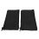 2pcs Stroller Handle Sleeve Zipper Cleanable Soft Comfortable Elastic Stroller PU Leather Cover Black 14