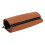 2pcs Stroller Handle Sleeve Zipper Cleanable Soft Comfortable Elastic Stroller PU Leather Cover Brown 3