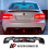 For BMW 3 Series 335i Style E92 E93 M Sport Rear Valance Diffuser + LED 1