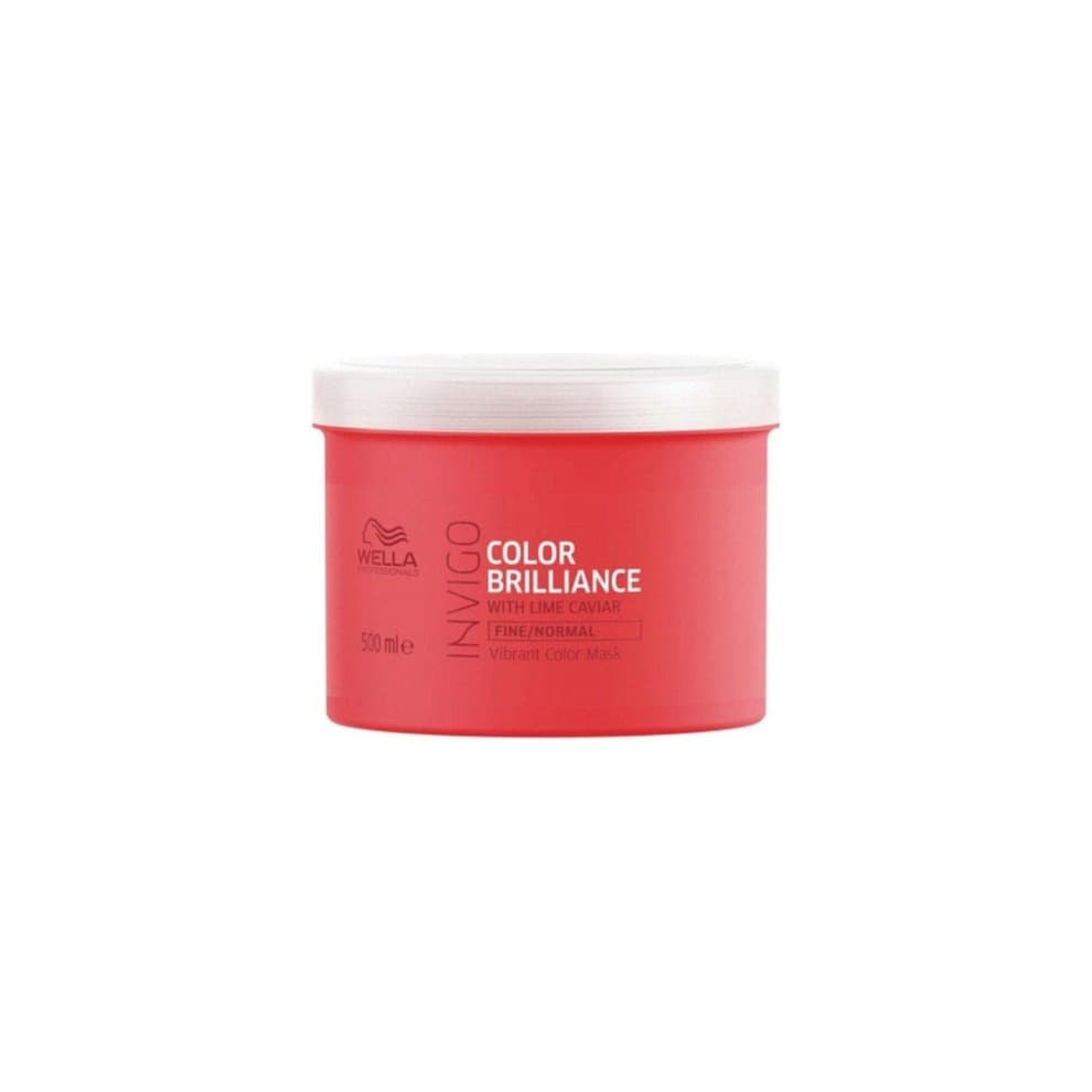 Wella Invigo Colour Brilliance Mask with Lime Caviar Fine Hair 500ml