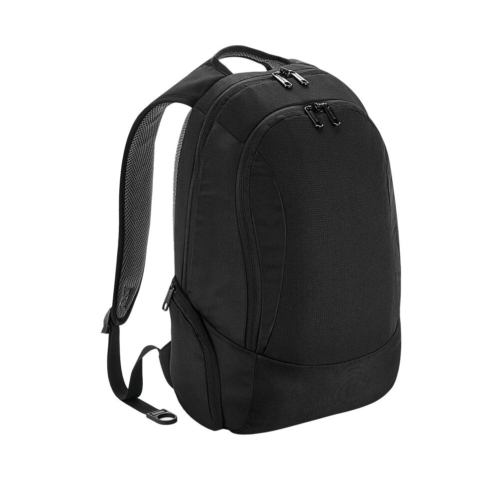 Quadra Unisex Black Vessel Slimline Laptop Backpack