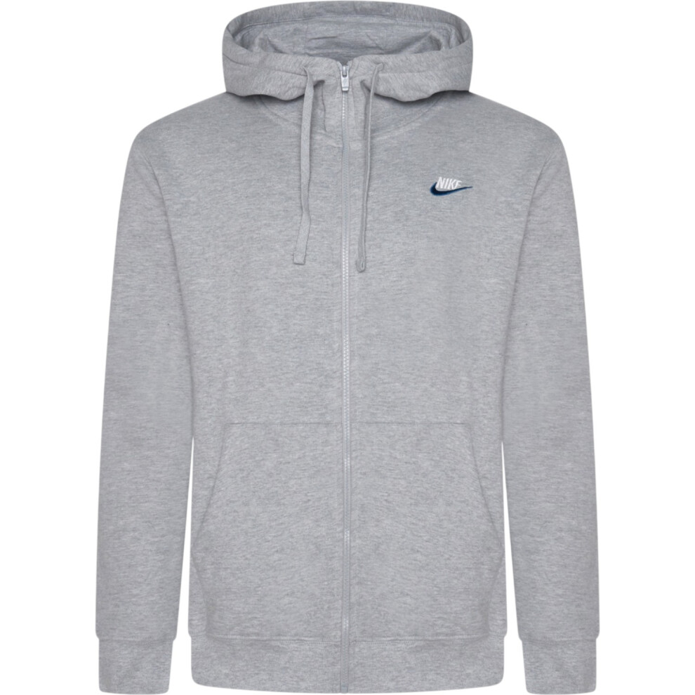 Nike (, X-Large) Mens Foundation Zip Hoodie Grey