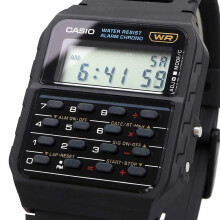 Casio Watch With Calculator Function Calculator Watch Simple Package Without Presentation Box Black Overseas Model [casio] Ca-53w-1z [item]