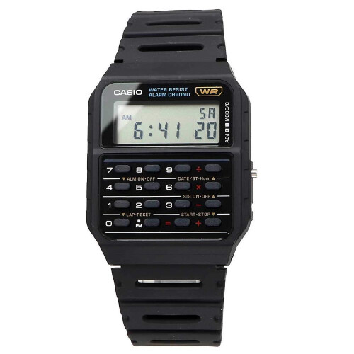Casio Casio Watch With Calculator Function Calculator Watch Simple Package Without Presentation Box Black Overseas Model [casio] Ca-53w-1z [item] 1