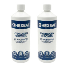 Hexeal Hydrogen Peroxide 6% 2L - Multi Use Cleaner, Disinfectant, Stain Remover