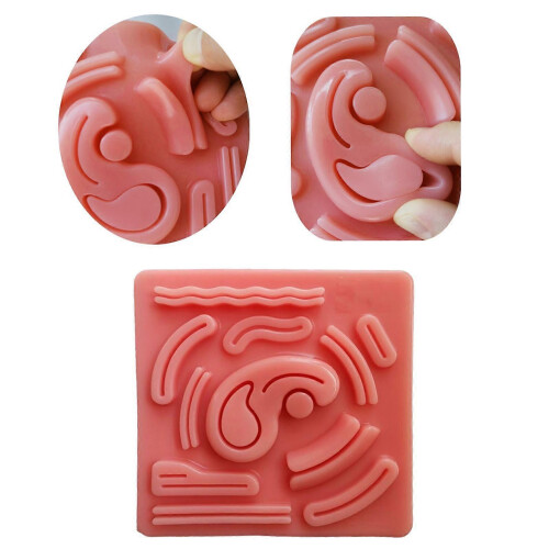 (As show, One size) Simulation Abdominal Cavity Suture Pad Model Module for Practice Tool Accessories Supplies 1