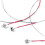 (As show, One size) 5pcs Steel Strings Core Ball End E For 3/4 4/4 Violin 3