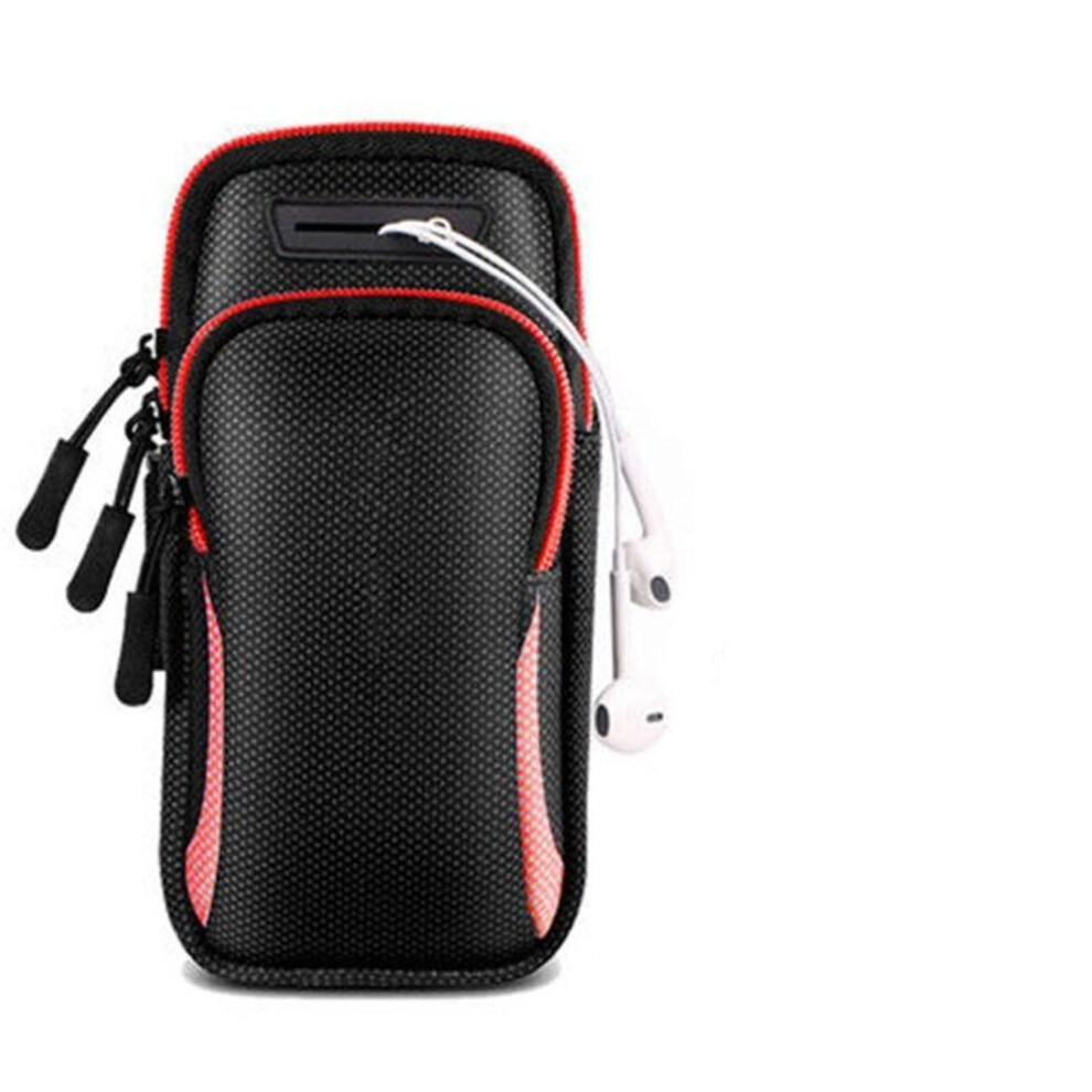 (red, 1PCS) Universal Armband Sport Phone Case For Running Arm Phone Holder Sports Mobile Bag Hand For Iphone Xiaomi Huawei Under