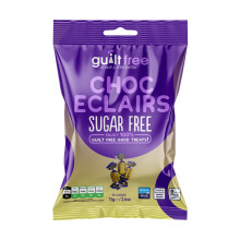 (Pack of 1) Sugar Free Chocolate Eclairs Sweets 75g