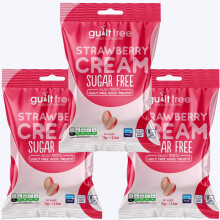 (Pack of 3) Sugar Free Strawberry Cream Sweets 75g