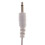 (As show, One size) 3.5mm Plug Mini Clip Microphone Mic For iPhone SmartPhone Recording White 5