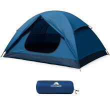 Voyager 2 Man Tent Waterproof, Spacious 2 Person, Navy Blue