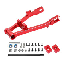 (As show, One size) RC Car Rear Swing Arm Upgrades Part for 1/4 Motorcycle Fxr Los6000 Hobby Car Red