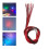 (As show, One size) 20Pcs Mini LED Light LED Lamp Light for Sand Table Scene Architectural Model red 5