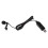 (As show, One size) Mini Clip-on USB Lavalier Lapel Condenser Microphone Mic for PC Internet 3