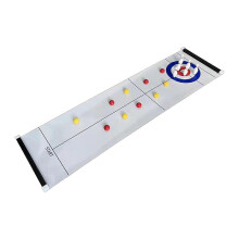 (As show, One size) Mini Curling Bowling Game Set Indoor Sports Game for Party Indoor for Family