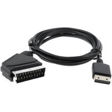(As show, One size) Game Console Broom Head Line Cable AV Cable compatible with PS3/PS2/PSOne PAL (Not for HDMI)