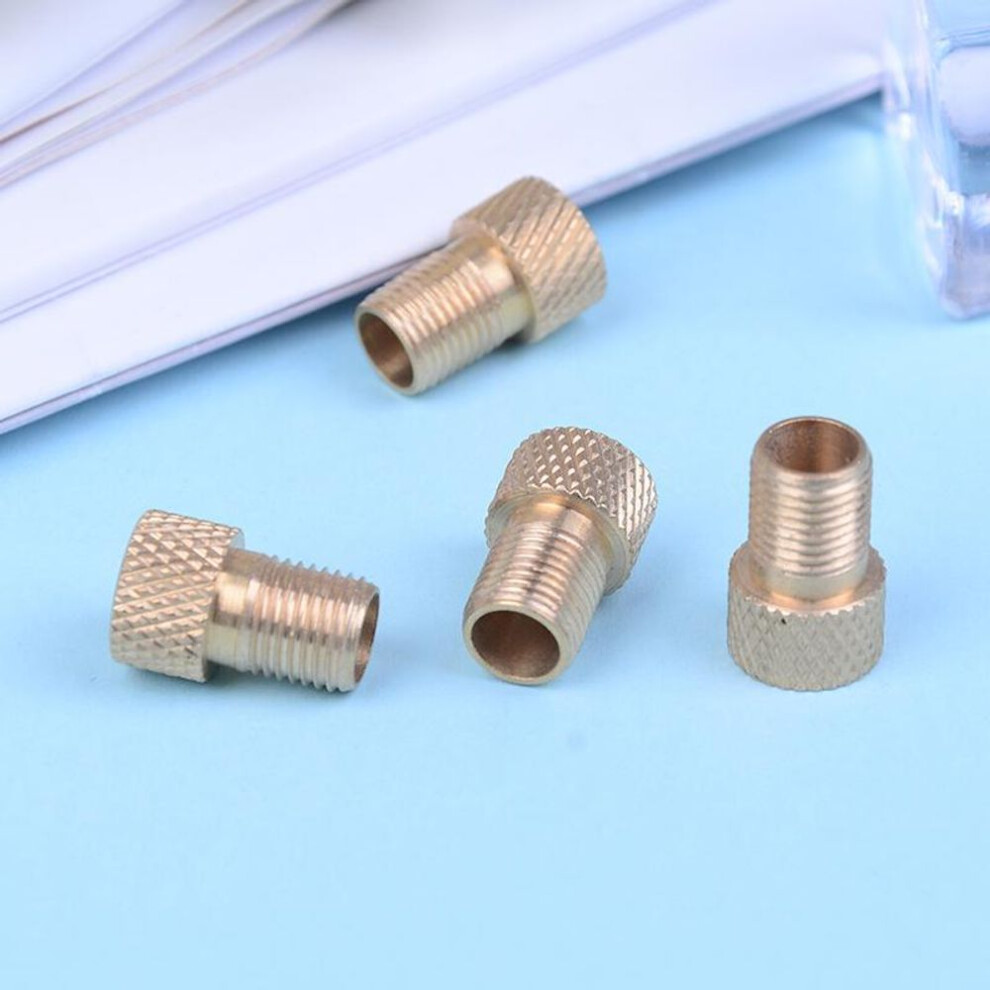 4pcs/set To Valve Adapter Converter Road Bike Bicycle Pump Tube 1.5cm
