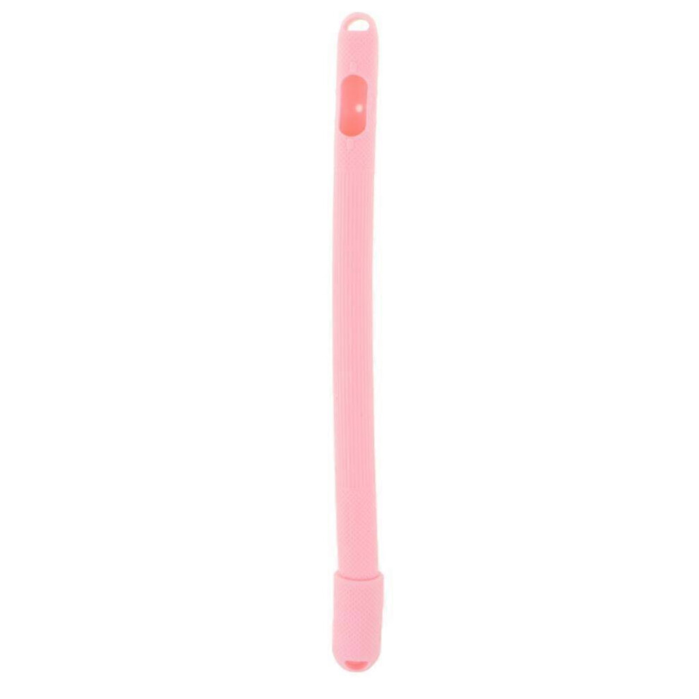 (Purple, One Size) Slim Silicone Case Stand With Cap Keeper Holder For Apple Pencil Pink 4633730149655