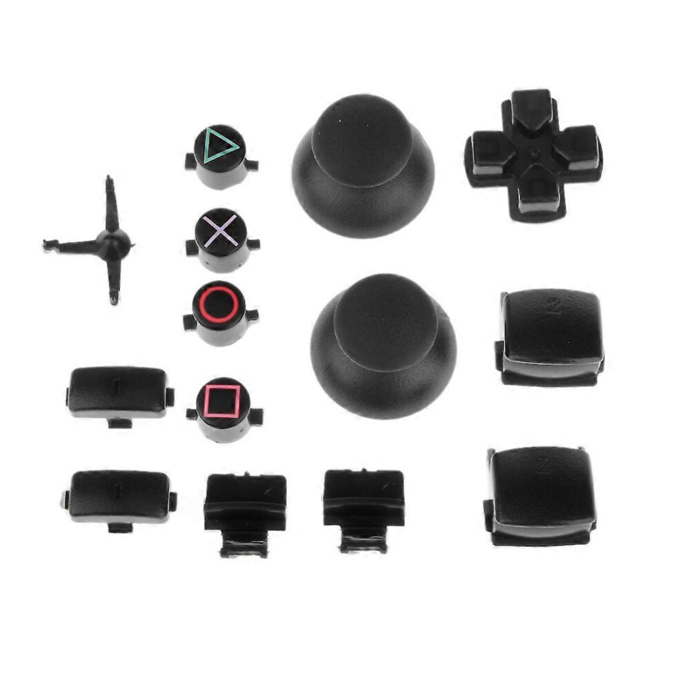 (As Show, One Size) Replacement Full Housing Shell Case Mod Kit For Ps3 Controller- Black 5413693831489