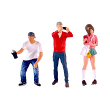 (As show, One size) 1/64 Scale Miniature Figures Architectural for Sand Table City Street Scene