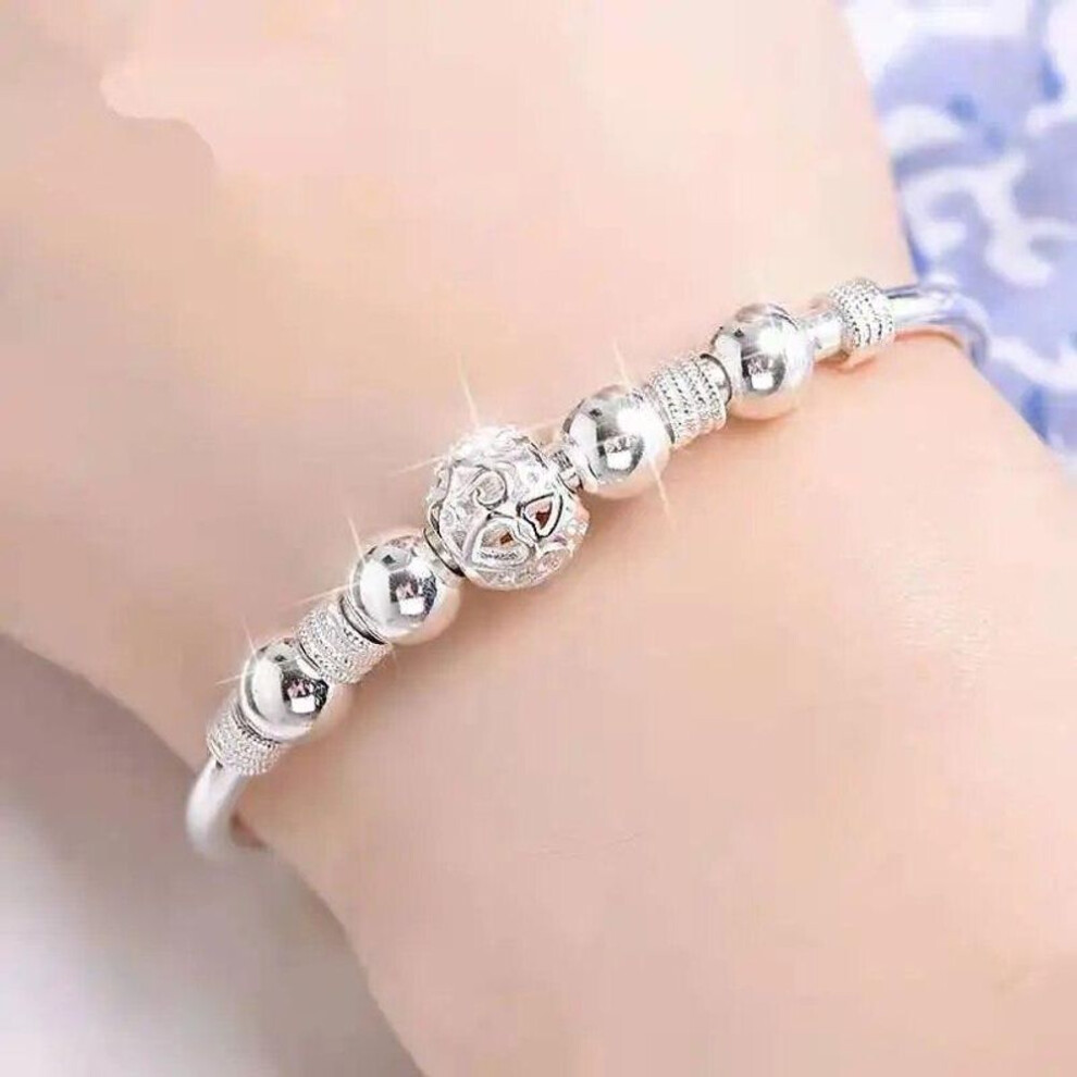 Bead Bracelet 925 Sterling Silver Gift Party Fashion Jewelry