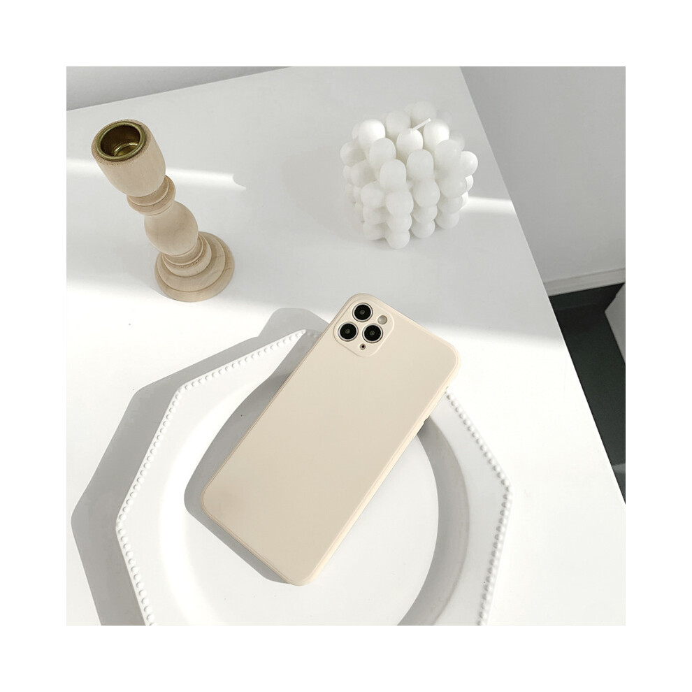 (?? ???, 15promax) Magic Cube Liquid Silicone Case Compatible with iPhone 15/14 Pro/13/11/12/X/8, Soft and Minimalist Design