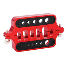 (As show, One size) Red Soldering Insulate Station Aluminum Alloy for XT60 XT90 T 2-Plug