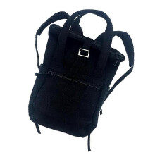 (As show, One size) 1:6 Scale Hot Black Backpack Clothing Accessory for 12inch Phicen Male