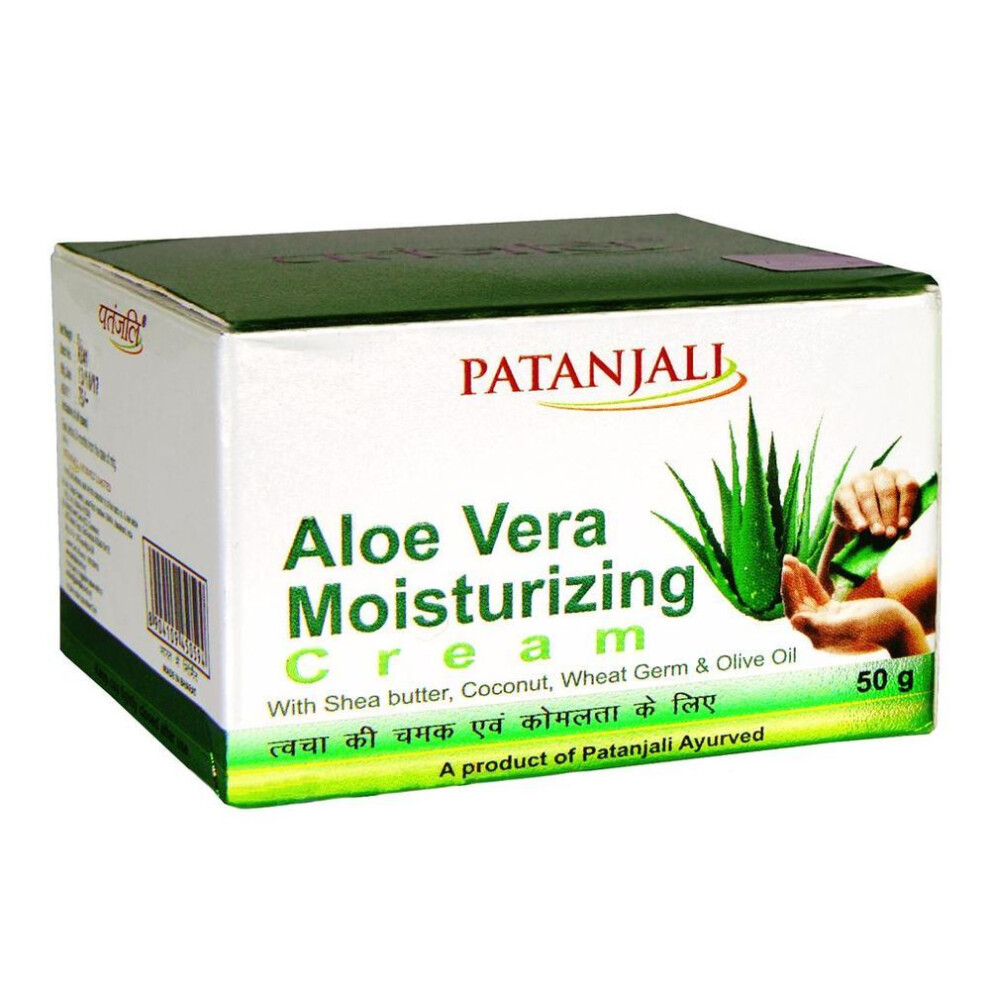 Aloe Vera: Moisturizing Face Cream (50 G), Aloe Vera Moisturizing Cream Patanjali