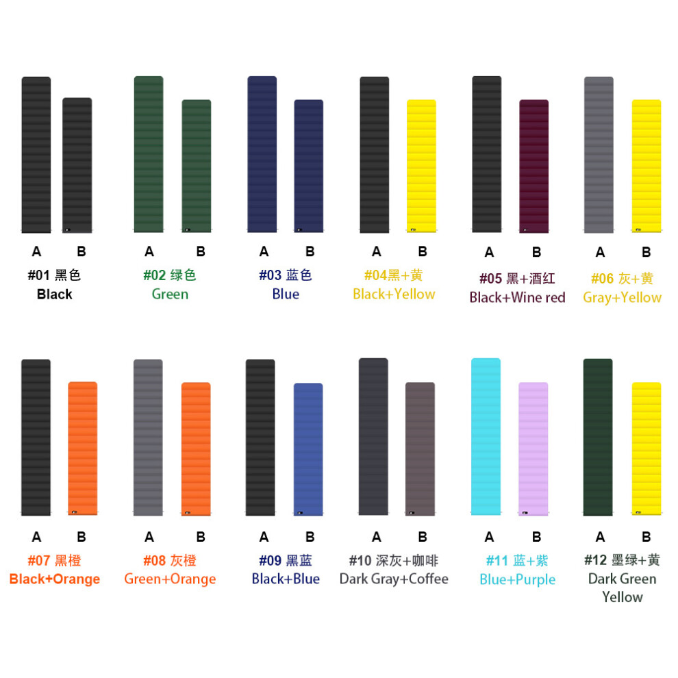 (2# 22mm Green-Large Size) éç¨åä¸ºGT Magnetic Suction Silicone Watch Band for Samsung Gear S2 S3 Watch Bands 42mm46mm 20mm/22mm-image-OPC-PHSDC2V-NEW