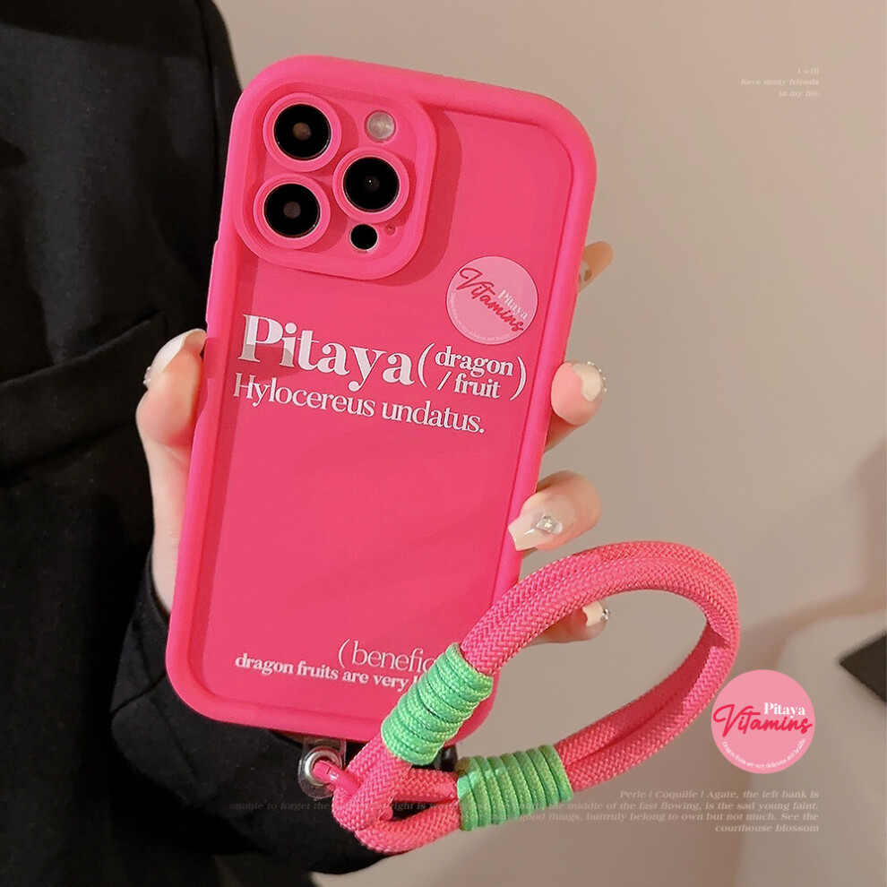 (?? ????+????, 15) Hot girl rose pink English compatible with iPhone 13 Pro Max case, iPhone 15 wrist strap, compatible with iPhone 14 full coverage,-image-OPC-PHSDJB8-NEW