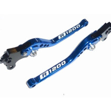 Eccellente BMW R1200RS 2015-2018 SET LEVE FRENO E FRIZIONE LUNGHE BLU STRADA PISTA TS74