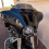 Copertura per parabrezza da 4,5'' 7"10,5'' nero/fumo/trasparente per Harley Electra Street Glide 4