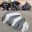 Copertura per parabrezza da 4,5'' 7"10,5'' nero/fumo/trasparente per Harley Electra Street Glide 2