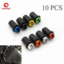 10 pezzi 5 mm universale moto parabrezza fissaggio dadi viti bullone carenatura per Yamaha Yzf R1 R6