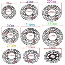 180mm 190mm 200mm 210mm 220mm 230mm Vorne Hinten Disc Bremsscheibe Platte Für Motorrad Kayo bse 125cc