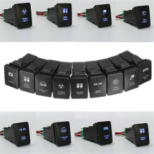 LED Nebel Licht Bar Push-Schalter Für Toyota Landcruiser Yaris RAV4 Für Toyota /Landcruiser /Hilux /Prado