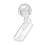 Supporto universale per telefono cellulare da 17 mm per Tesla Model 3 Model Y 2018-2023 Supporto per 4