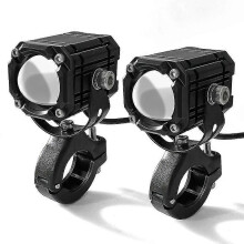 Bmad Led Motorrad Scheinwerfer Scheinwerfer Nebel Lichter 12-80v Arbeit Lampe Weiß Gelb Auto Offroad