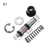 Motorrad Kupplung Bremse Pumpe Kolben Plunger Reparatur Kit 11mm 12,7mm 14mm Motorrad Master Zylinder