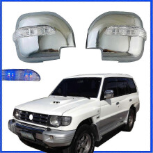 Fantastische Anwendbar Zu Mitsubishi 2001-2009 Pajero V73 Mit Licht Rückspiegel Abdeckung Pajero Mit