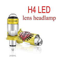2023 Neuer H4-Doppellinsen-LED-Scheinwerfer, direkt eingesteckt, heller Scheinwerfer für Automobile