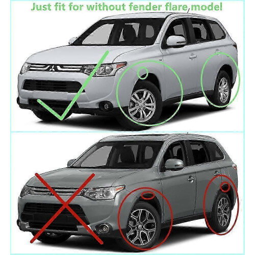 Paraspruzzi anteriori e posteriori per Mitsubishi Outlander 2013-2015 2