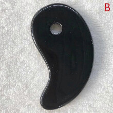 Luonnonhartsi Jade Stone Gua Sha Gouache Kaavin hierontalaite kasvoille vartalolle kasvolle ihoa kohottava