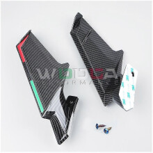 Motorrad Universal Aero Winglets Front Verkleidung Racing Spoiler Für Cbr650r Zx10rr Aerodynamische